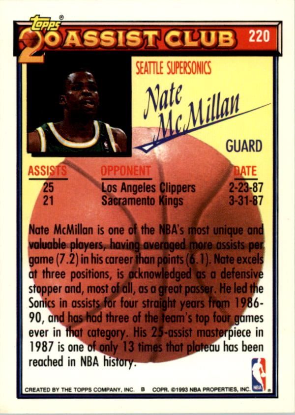 1992-93 Topps Basketball Card Pick 2-250