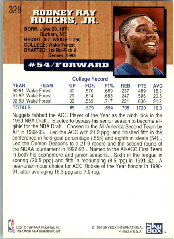 thumbnail 149  - 1993-94 Hoops Basketball Card Pick 251-421