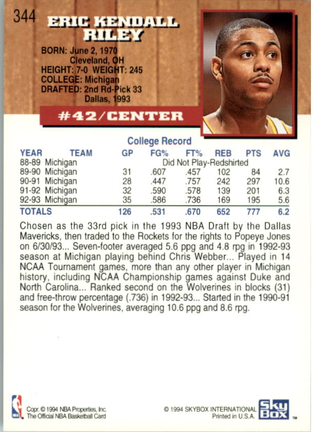 thumbnail 181  - 1993-94 Hoops Basketball Card Pick 251-421