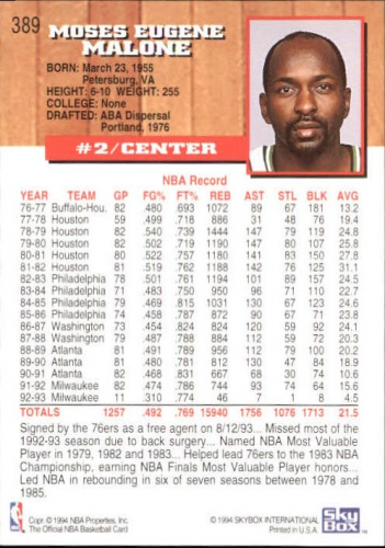thumbnail 205  - 1993-94 Hoops Basketball Part 2 (Pick Choose Complete) Hardaway Ewing Worthy