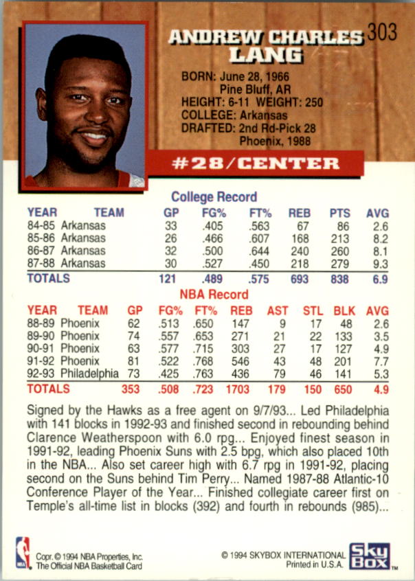 thumbnail 127  - 1993-94 Hoops Fifth Anniversary Gold Basketball Card Pick