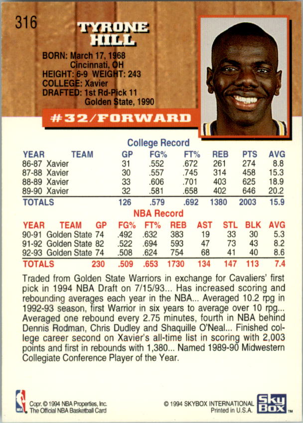 thumbnail 149  - 1993-94 Hoops Fifth Anniversary Gold Basketball Card Pick