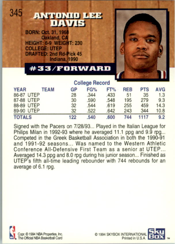 thumbnail 203  - 1993-94 Hoops Fifth Anniversary Gold Basketball Card Pick