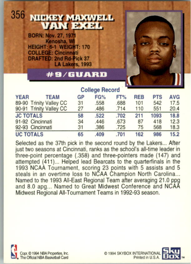 thumbnail 223  - 1993-94 Hoops Fifth Anniversary Gold Basketball Card Pick