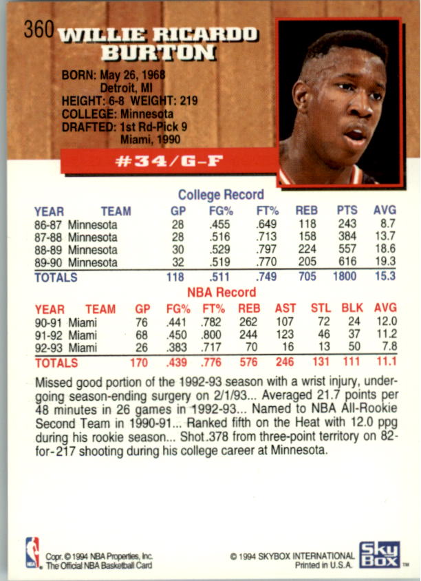 thumbnail 229  - 1993-94 Hoops Fifth Anniversary Gold Basketball Card Pick