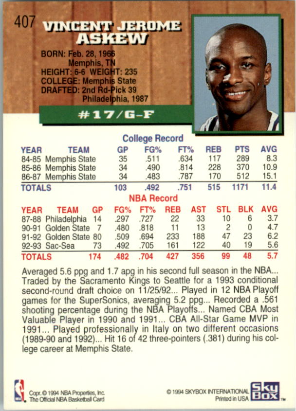 thumbnail 313  - 1993-94 Hoops Fifth Anniversary Gold Basketball Card Pick