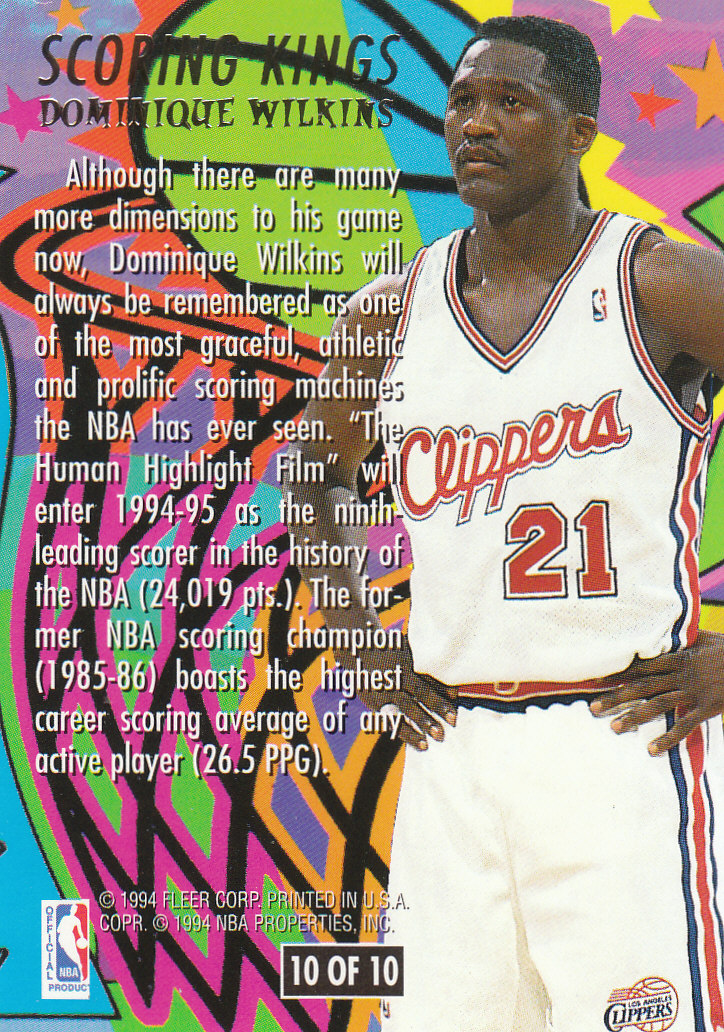 1994/1995 Ultra (Fleer) Basketball Part 3 Insert Cards - Picture 150 of 150
