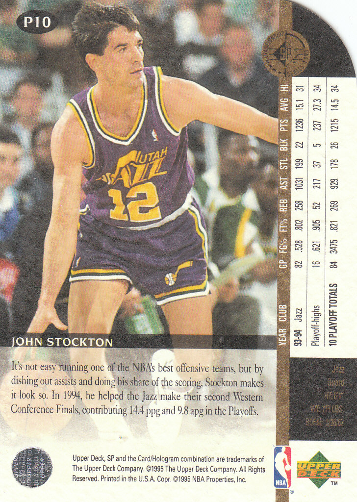 1994/1995 SP Championship (Upper Deck) Basketball - Picture 182 of 182