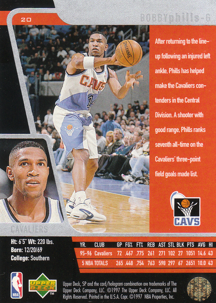 1996/1997 SP (Upper Deck) Basketball - Picture 27 of 245