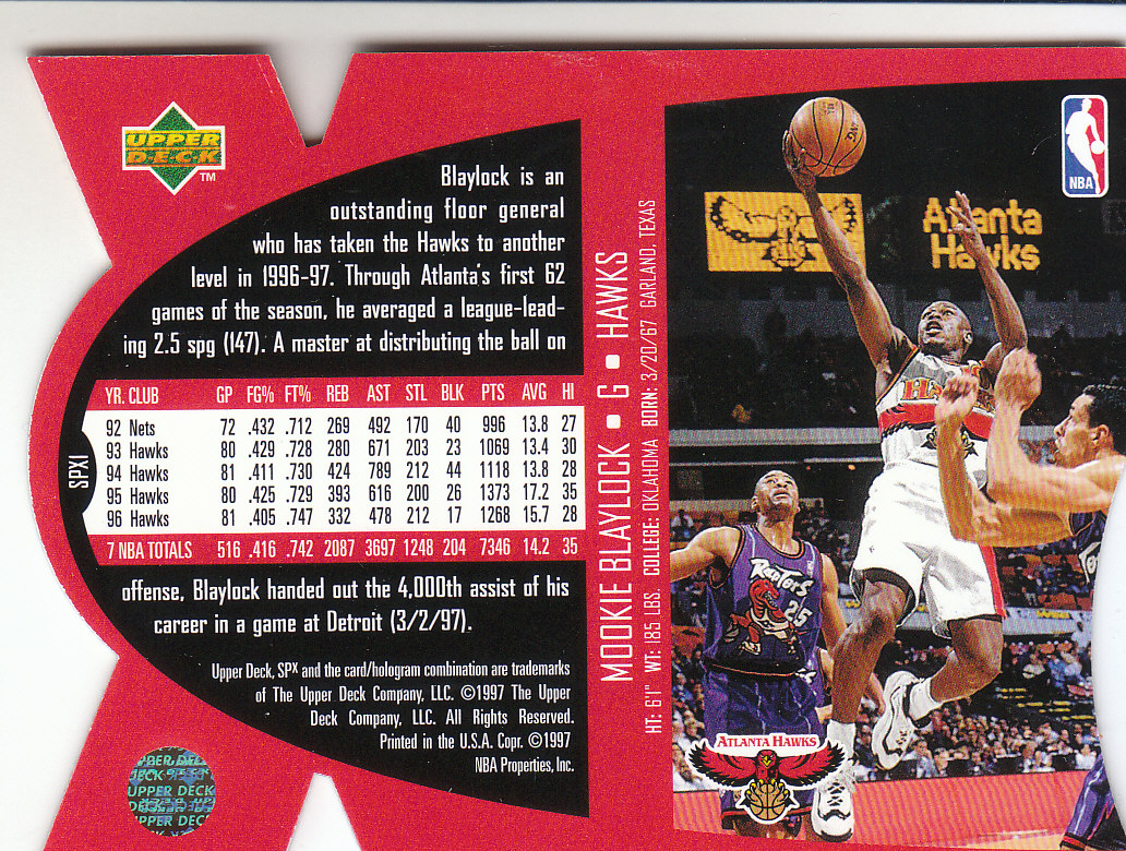 1997 SPX (Upper Deck) Basketball - Picture 105 of 105