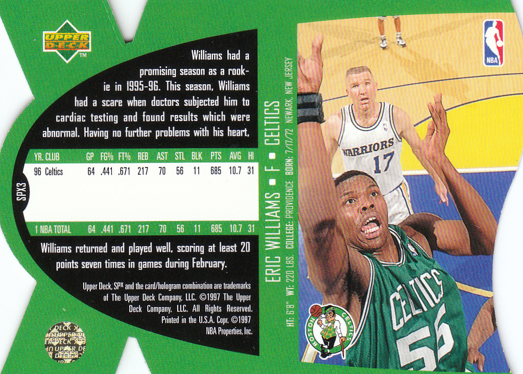 1997 SPX (Upper Deck) Basketball - Picture 101 of 105