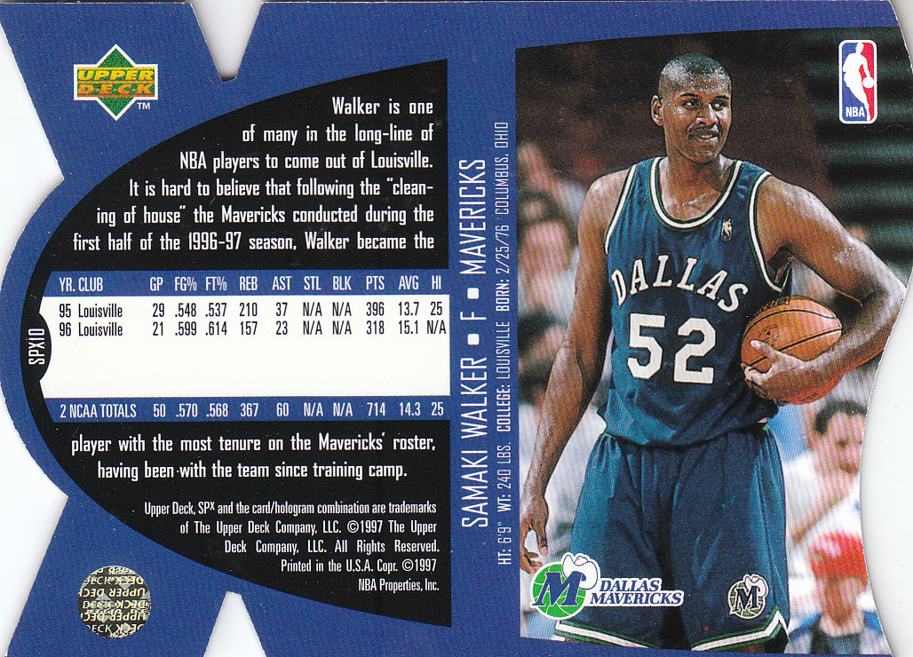 1997 SPX (Upper Deck) Basketball - Picture 91 of 105