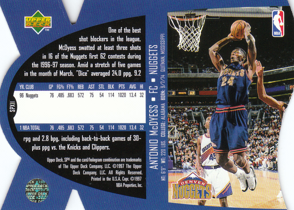1997 SPX (Upper Deck) Basketball - Picture 89 of 105