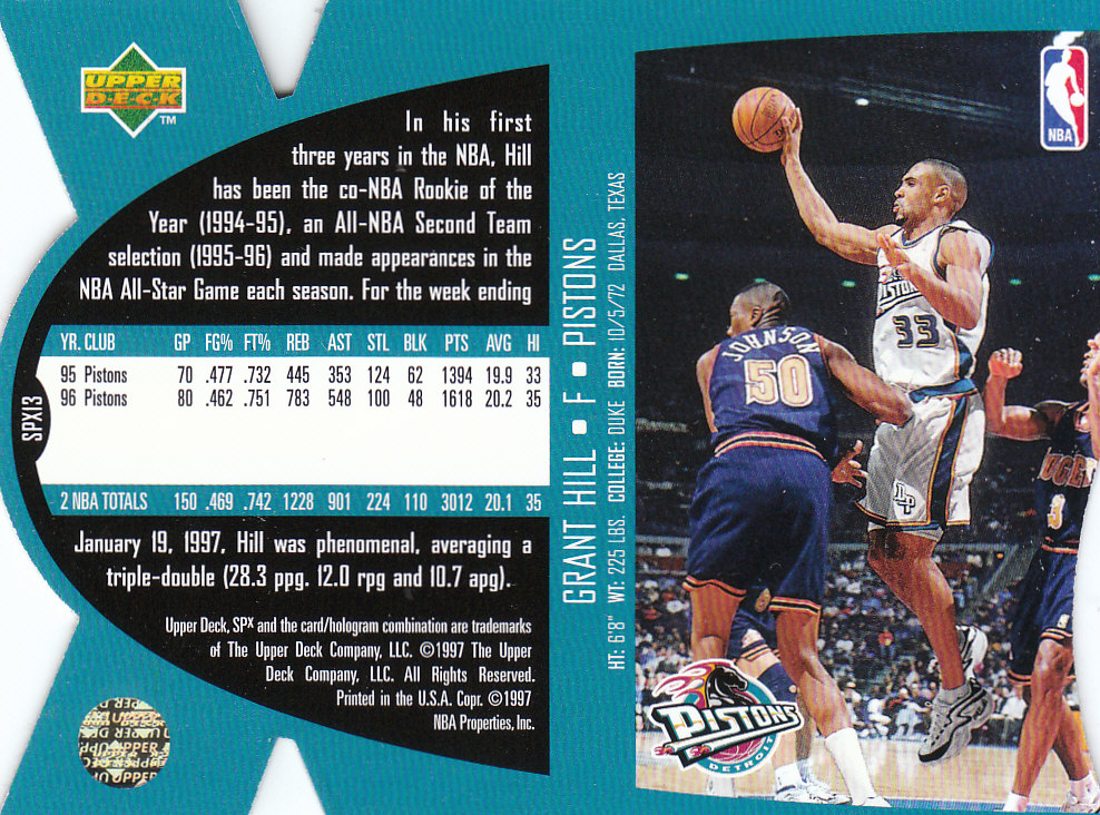1997 SPX (Upper Deck) Basketball - Picture 85 of 105
