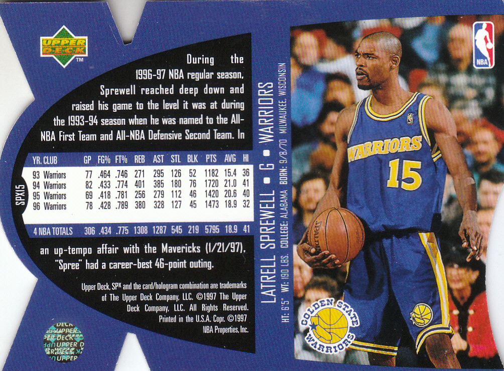 1997 SPX (Upper Deck) Basketball - Picture 81 of 105