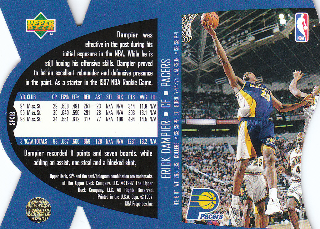 1997 SPX (Upper Deck) Basketball - Picture 75 of 105