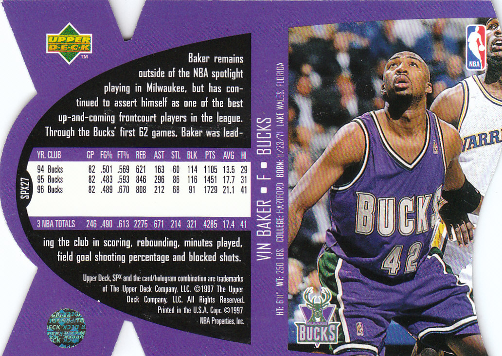 1997 SPX (Upper Deck) Basketball - Picture 63 of 105