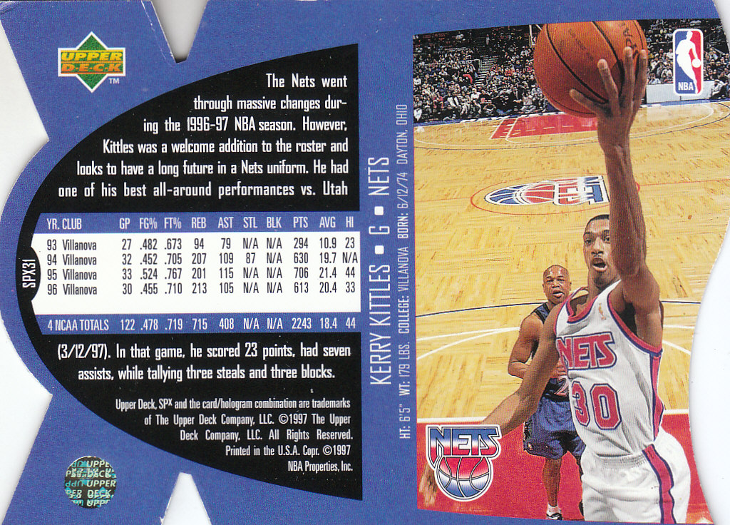 1997 SPX (Upper Deck) Basketball - Picture 57 of 105