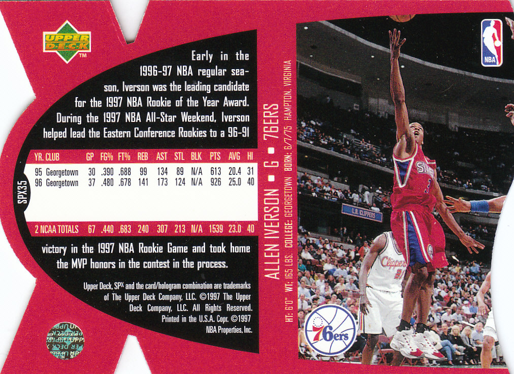1997 SPX (Upper Deck) Basketball - Picture 49 of 105