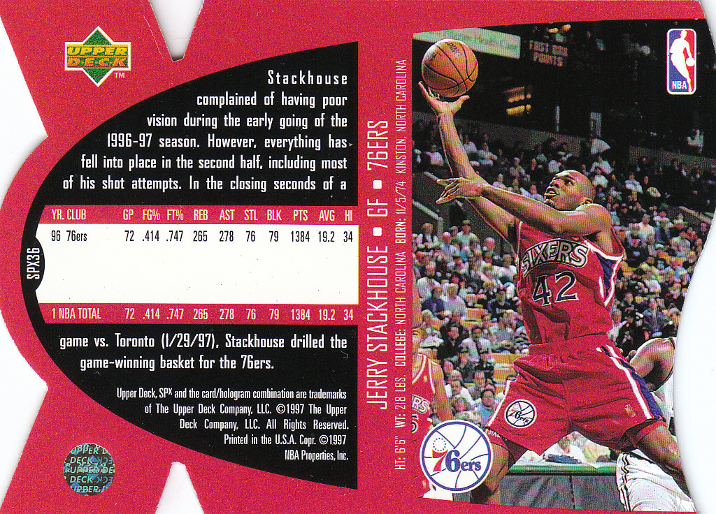 1997 SPX (Upper Deck) Basketball - Picture 47 of 105