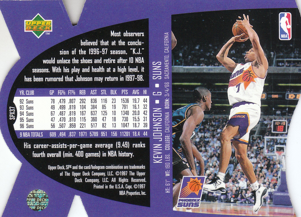 1997 SPX (Upper Deck) Basketball - Picture 45 of 105