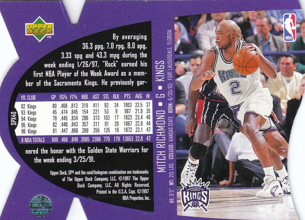 1997 SPX (Upper Deck) Basketball - Picture 39 of 105