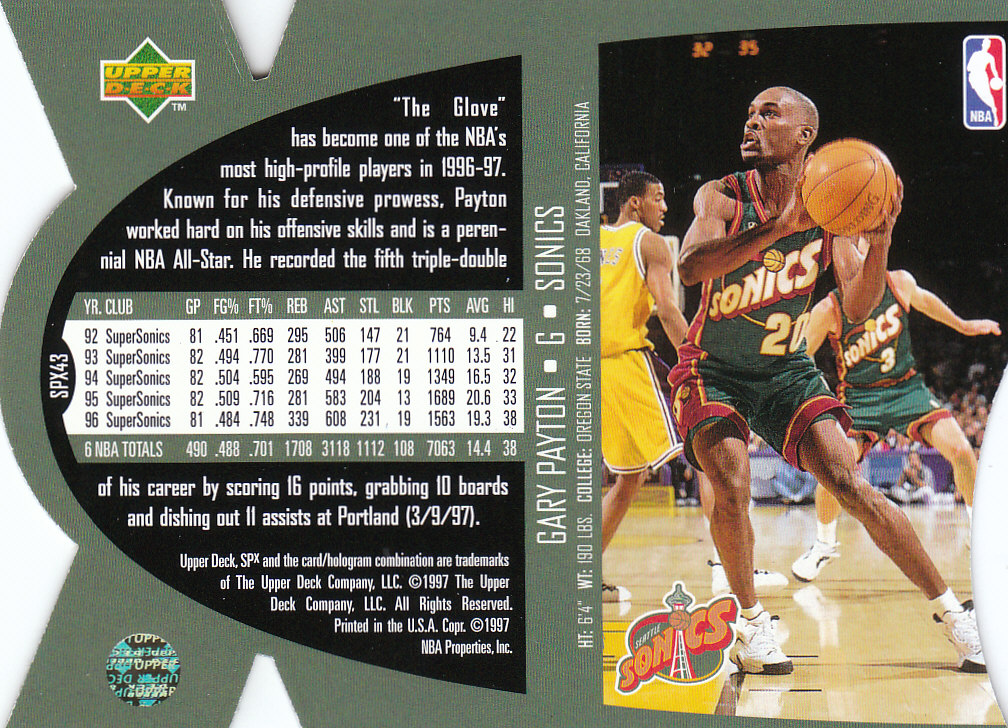 1997 SPX (Upper Deck) Basketball - Picture 37 of 105