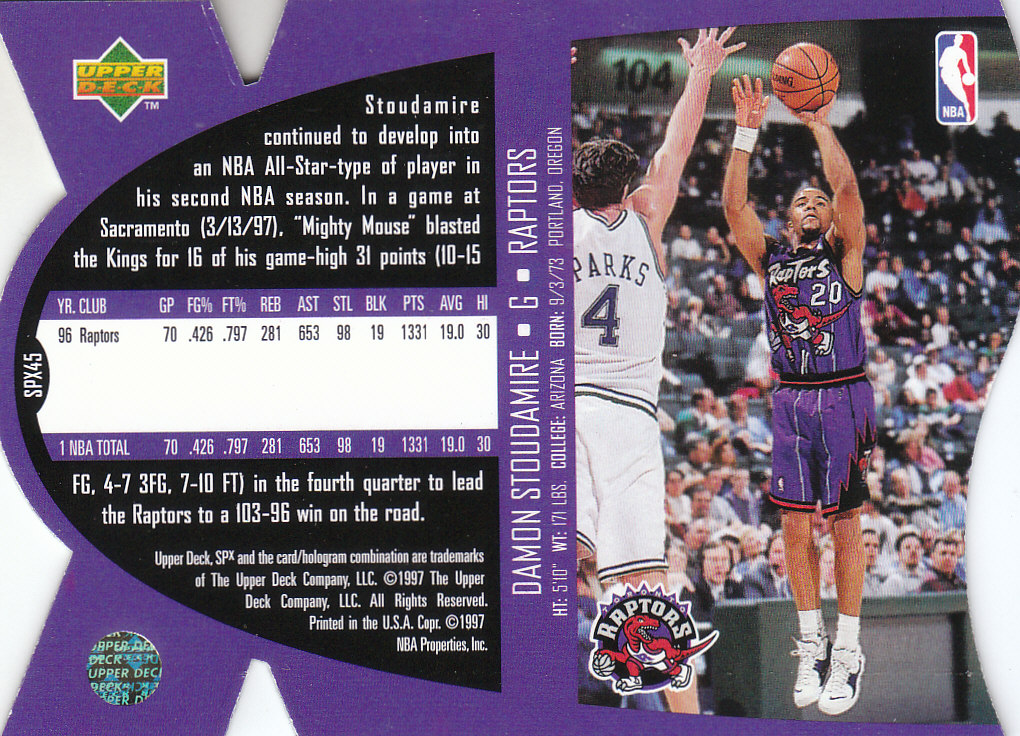 1997 SPX (Upper Deck) Basketball - Picture 33 of 105