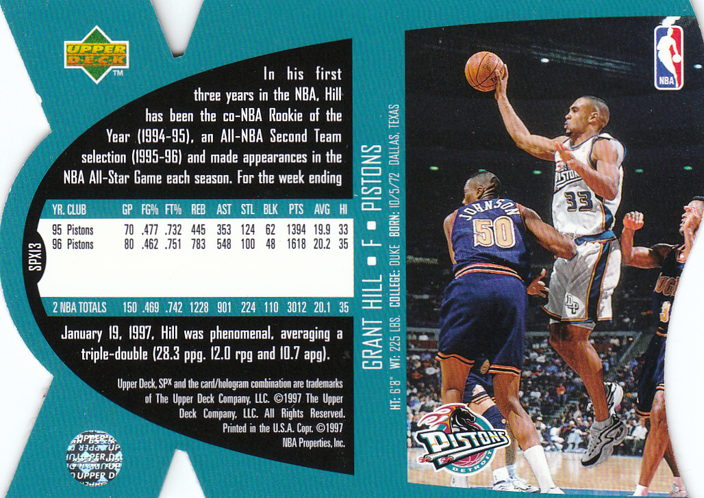 1997 SPX (Upper Deck) Basketball - Picture 19 of 105