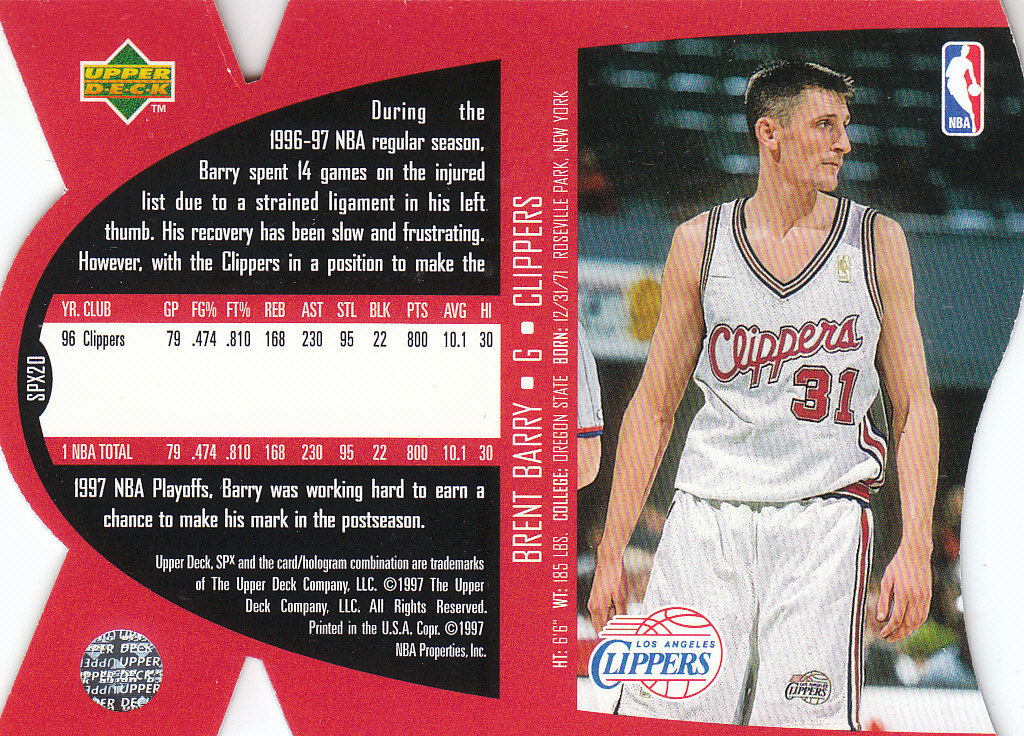1997 SPX (Upper Deck) Basketball - Picture 15 of 105