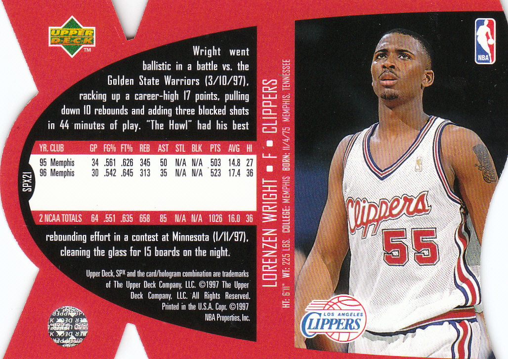 1997 SPX (Upper Deck) Basketball - Picture 13 of 105