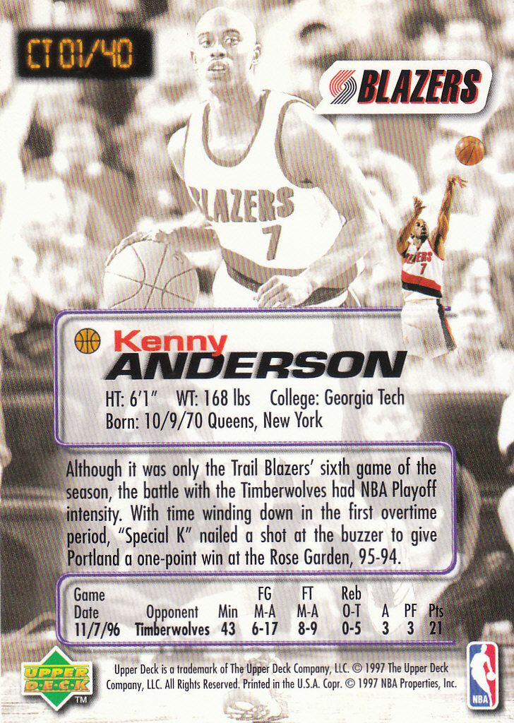 1997 Nestle Crunch Time (Upper Deck) Basketball eBay