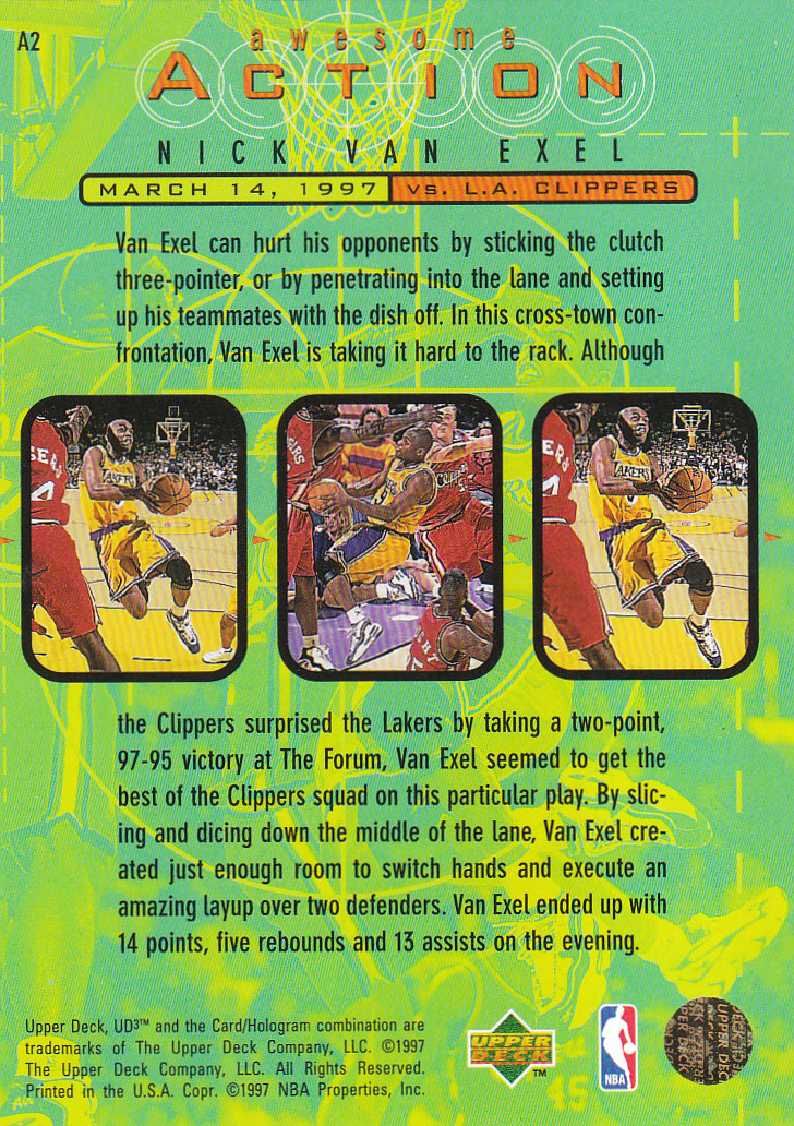 1997/1998 UD3 (Upper Deck) Basketball - Picture 81 of 87