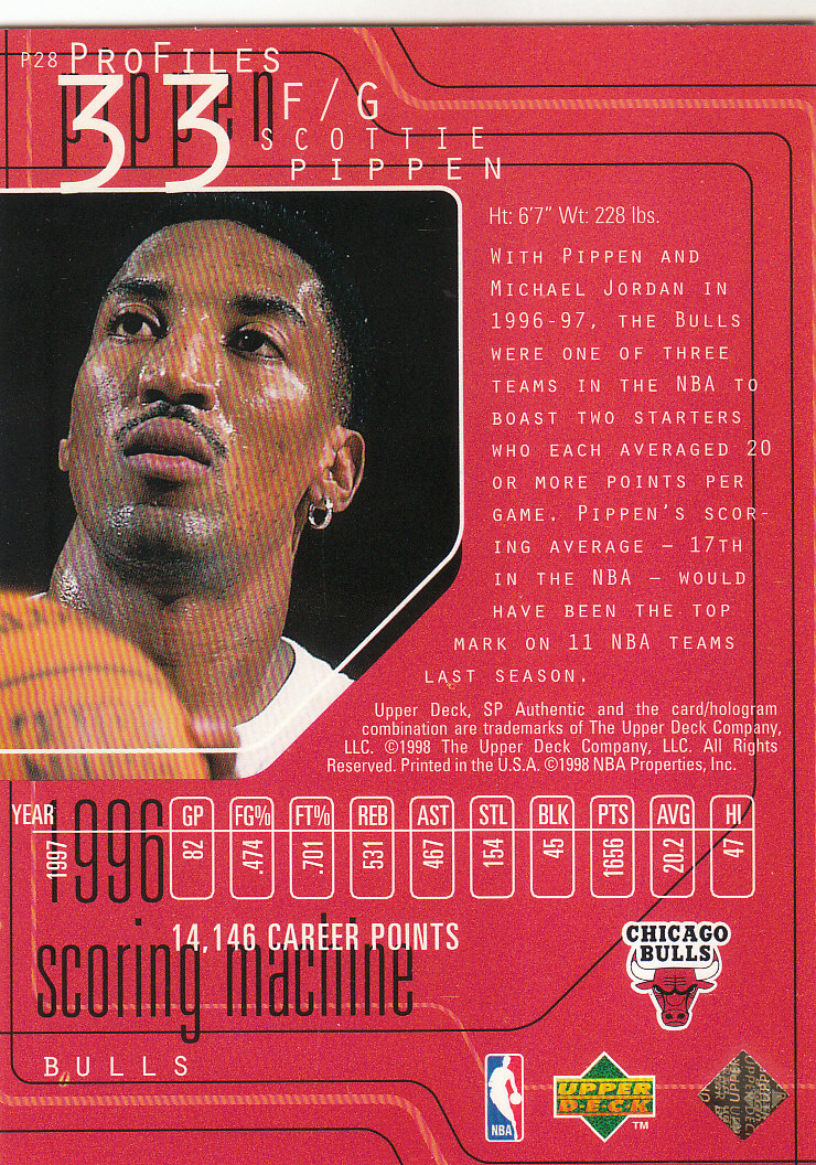 1997/1998 SP Authentic (Upper Deck) Basketball - Picture 239 of 253