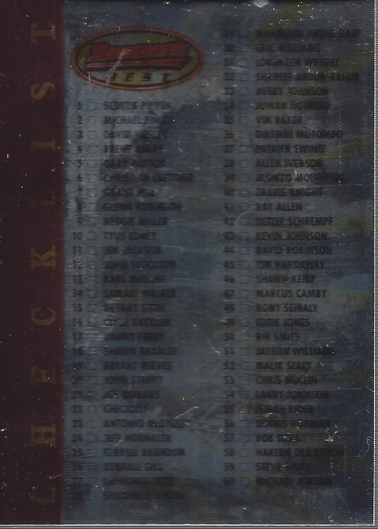 thumbnail 16  - 1997-98 Bowman&#039;s Best Basketball Card Pick