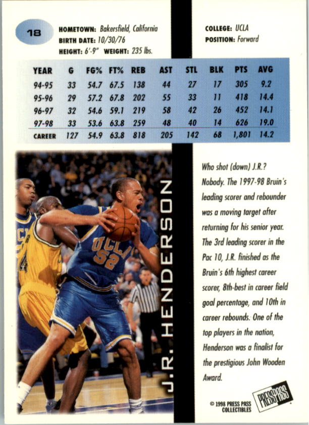 1998 Press Pass Basketball Card Pick (Gold Foil) - Picture 37 of 87