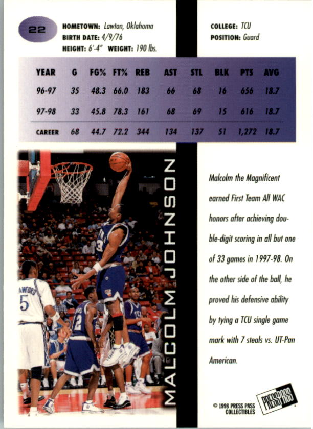 1998 Press Pass Basketball Card Pick (Gold Foil) - Picture 45 of 87