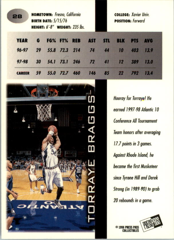 1998 Press Pass Basketball Card Pick (Gold Foil) - Picture 57 of 87