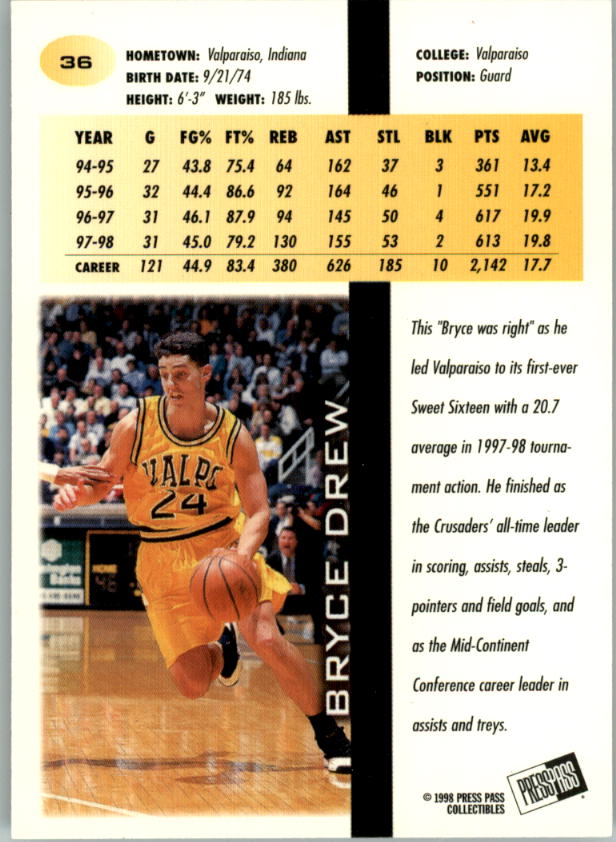 1998 Press Pass Basketball Card Pick (Gold Foil) - Picture 71 of 87