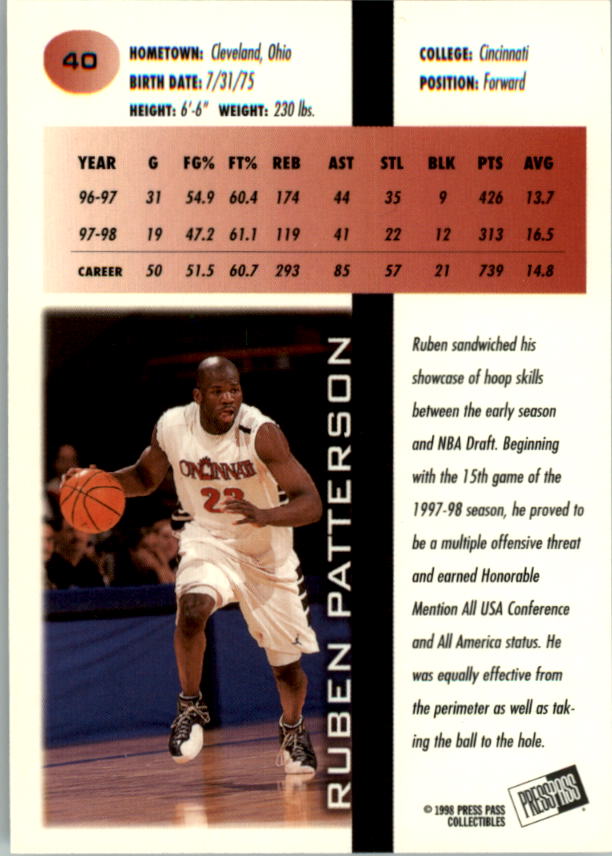 1998 Press Pass Basketball Card Pick (Gold Foil) - Picture 77 of 87