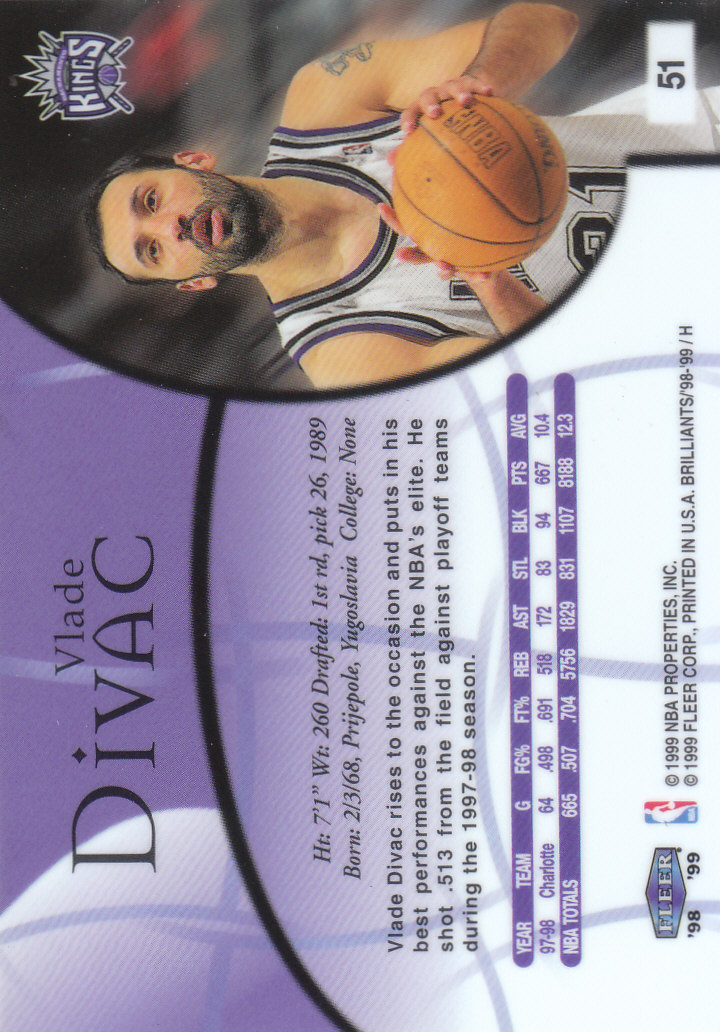 1998/1999 Fleer Brilliants Basketball - Picture 67 of 189