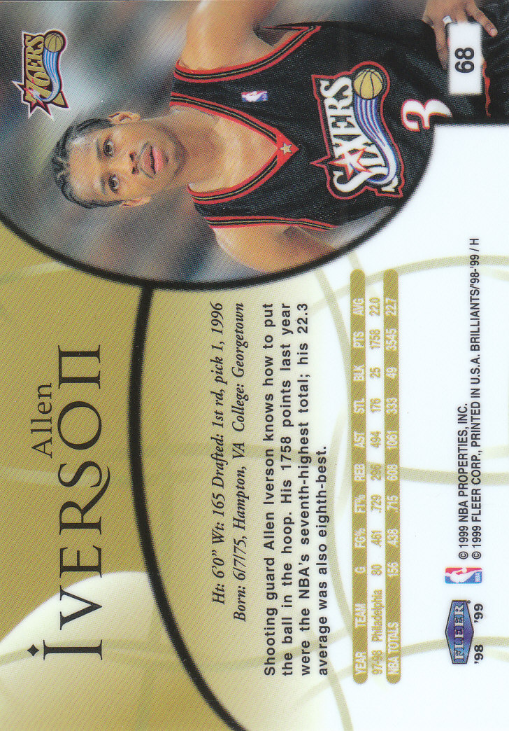 1998/1999 Fleer Brilliants Basketball - Picture 85 of 189