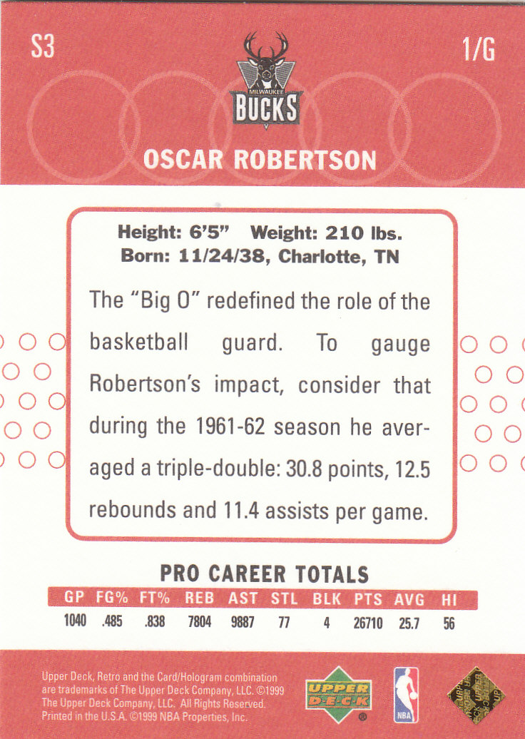 1999/2000 Retro (Upper Deck) Basketball - Picture 208 of 224