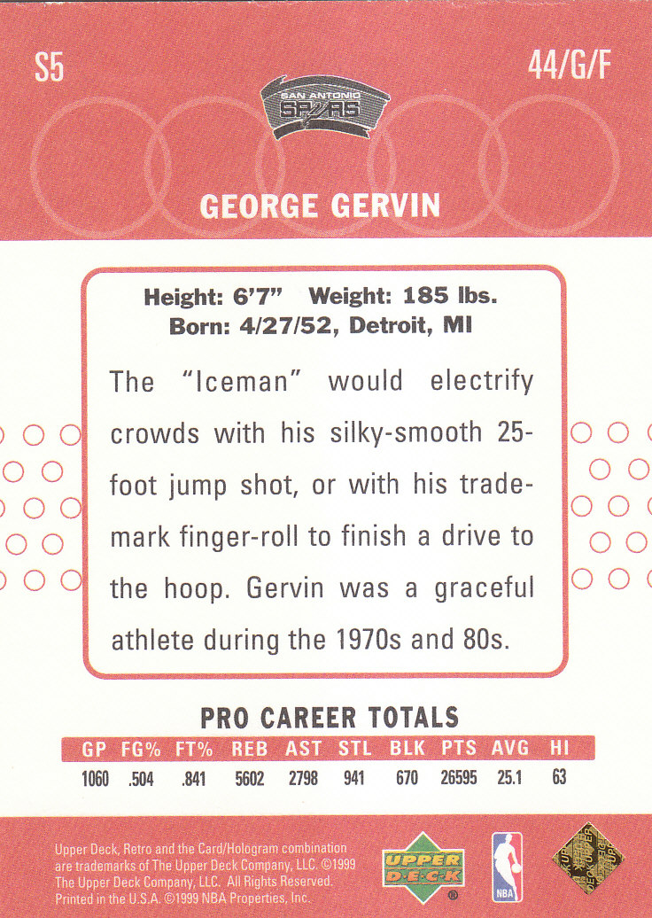 1999/2000 Retro (Upper Deck) Basketball - Picture 210 of 224