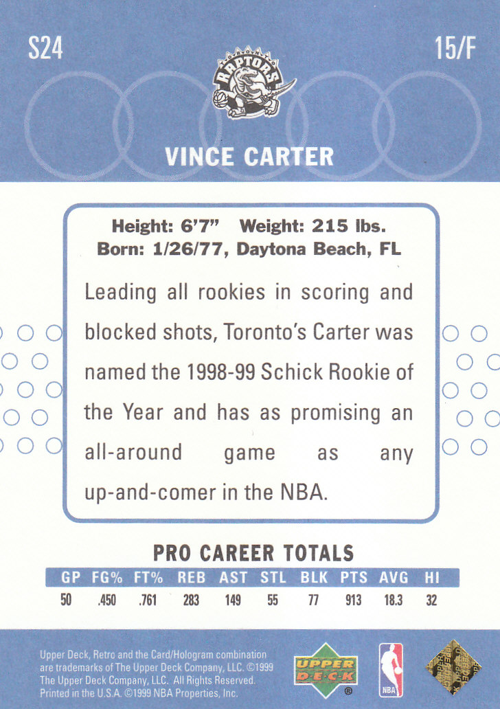 1999/2000 Retro (Upper Deck) Basketball - Picture 224 of 224