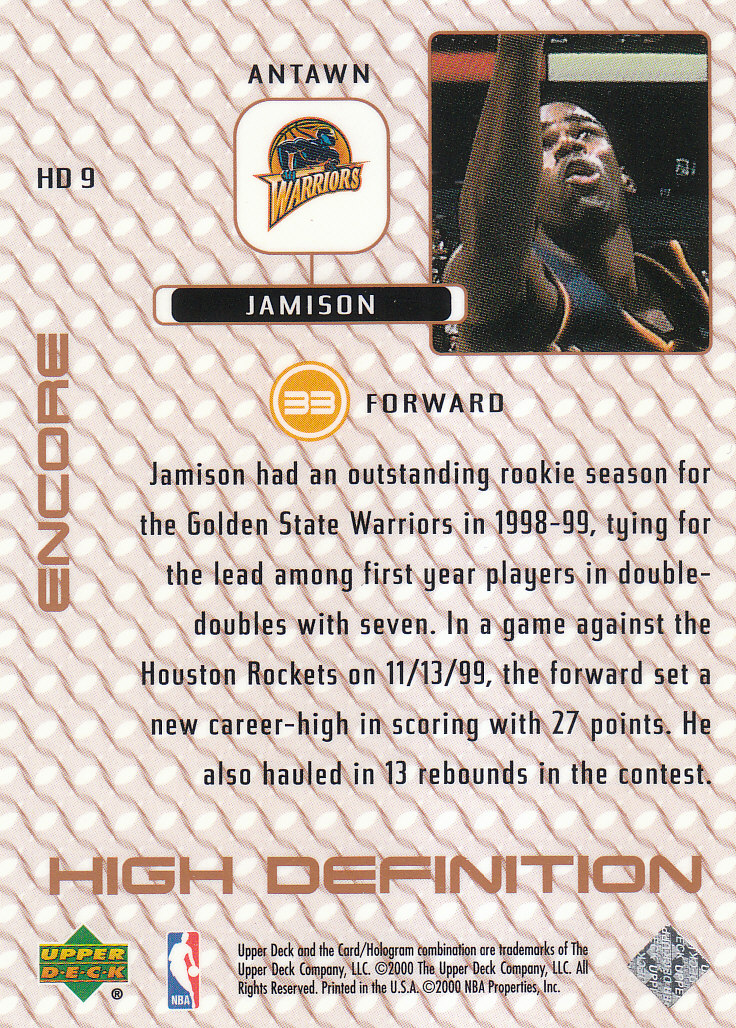 1999/2000 Encore (Upper Deck) Basketball - Picture 185 of 203