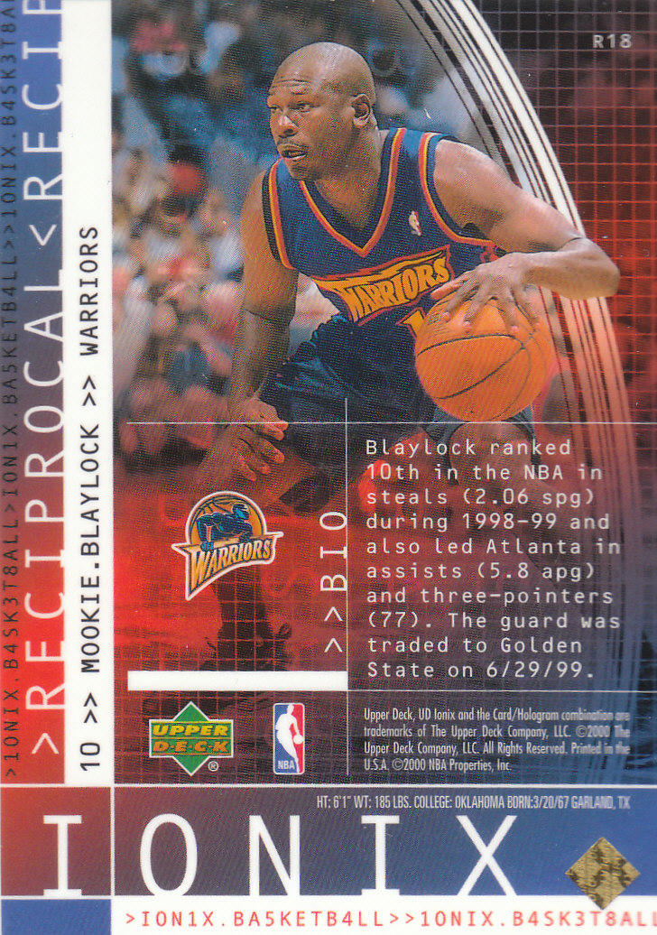 1999/2000 Ionix (Upper Deck) Basketball - Picture 83 of 87