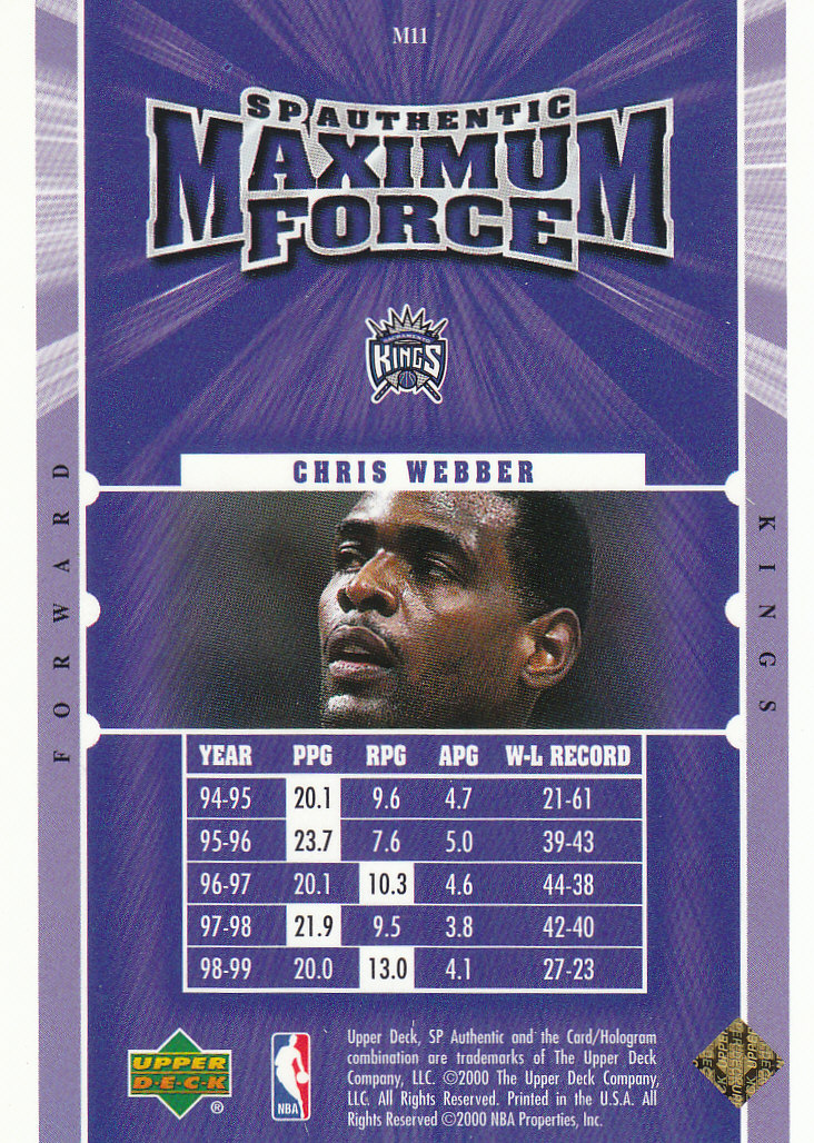 1999/2000 SP Authentic (Upper Deck) Basketball - Picture 19 of 201