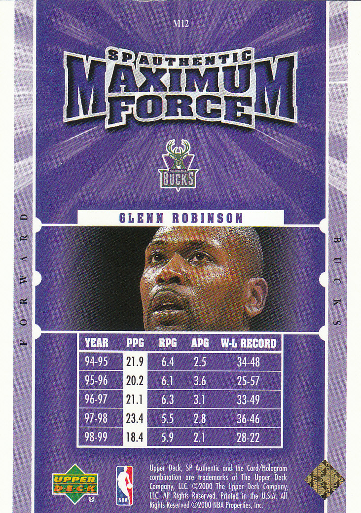1999/2000 SP Authentic (Upper Deck) Basketball - Picture 17 of 201