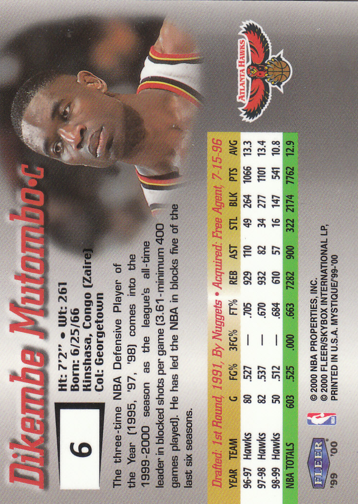 1999/2000 Fleer Mystique Basketball Part 2 Parallel and Insert Cards - Picture 3 of 17
